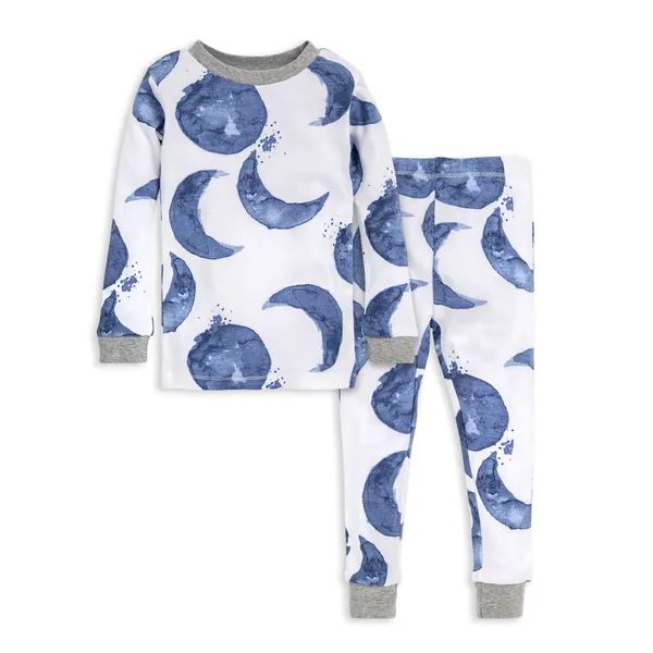 Hello Moon! Snug Fit Organic Cotton Pajamas - 2 Toddler | Burts Bees Baby