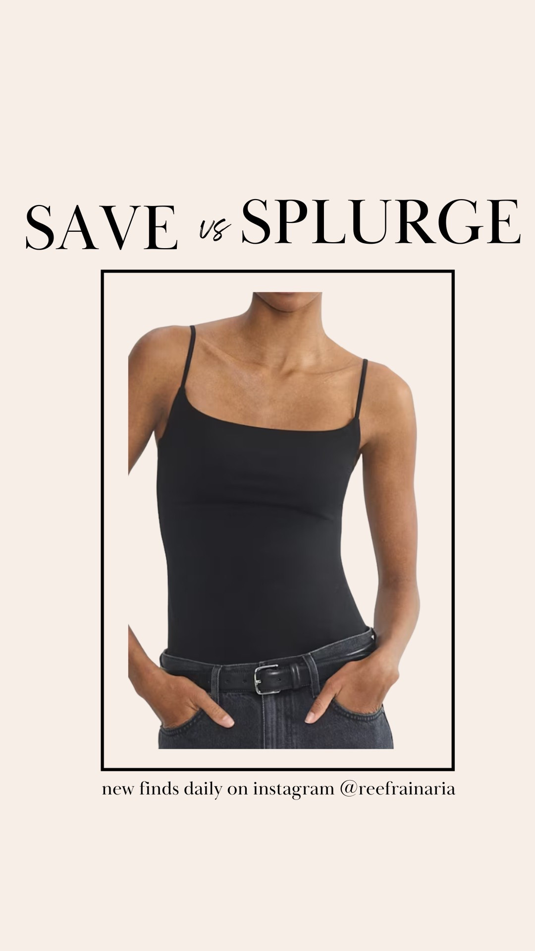 Save vs splurge spring and summer basics you can find daily look for less amazon finds on my instagram @reefrainaria 

#LTKFindsUnder50 #LTKSaleAlert #LTKStyleTip