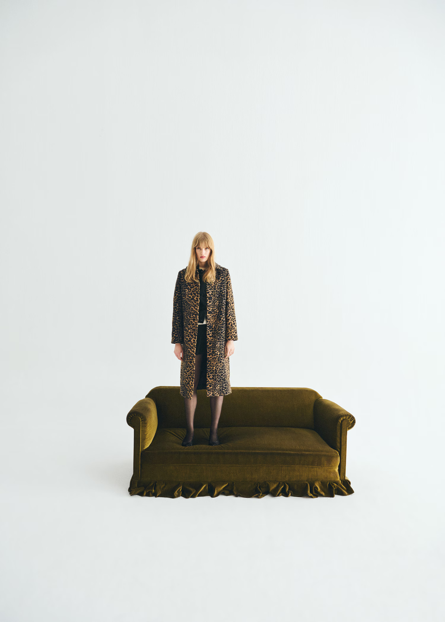 Leopard-print long coat - Women | MANGO USA | Mango (US/MX/AU)