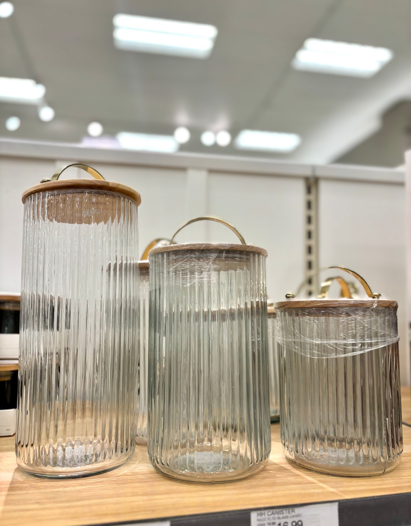 Love these fluted glass canisters at Target!  They’ve been out of stock for awhile and I saw that every size is currently back in stock!  Love a pretty yet functional kitchen find! 

#LTKHome