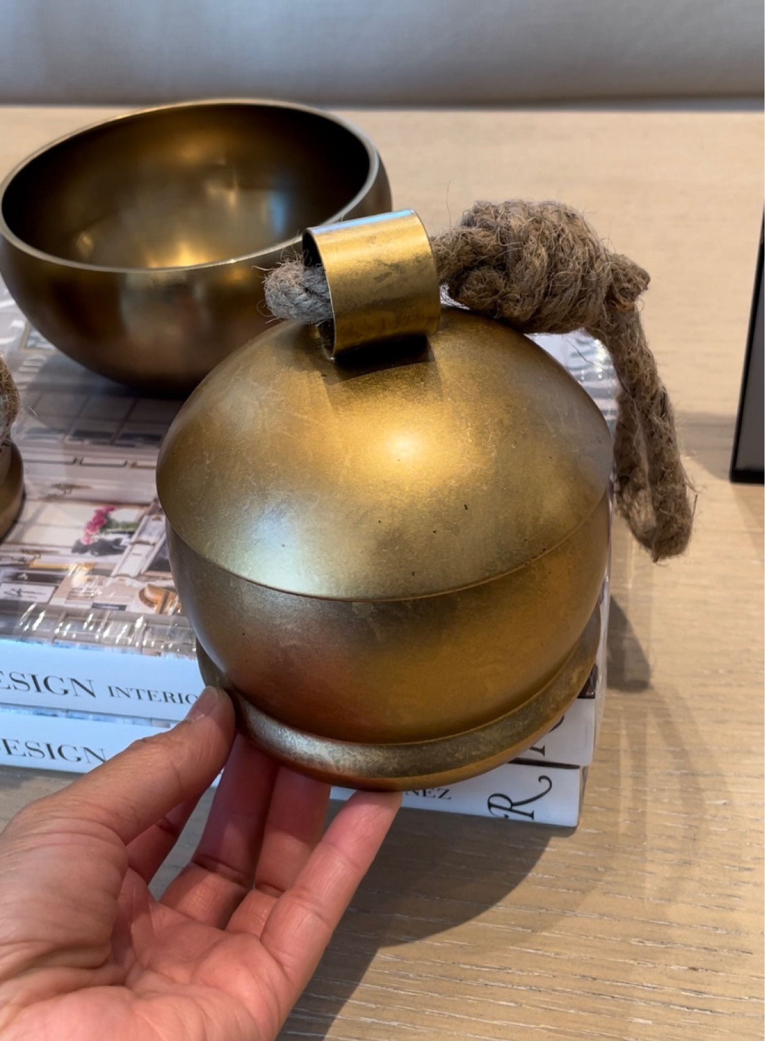 Vintage bell candle 
Pottery barn finds 
Holiday candle 
Home decor 

#LTKSeasonal #LTKHoliday #LTKfindsunder50