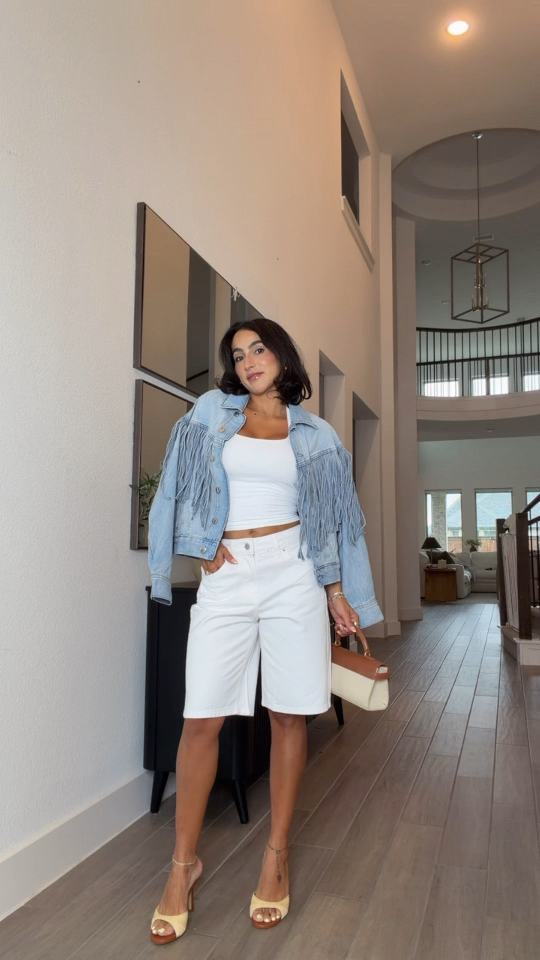 Styling Jorts from Target @Target size 0, jacket XS, sweater small #targetstyle 

Memorial weekend outfits, petite style. Summer style

#LTKgrwm #LTKootd