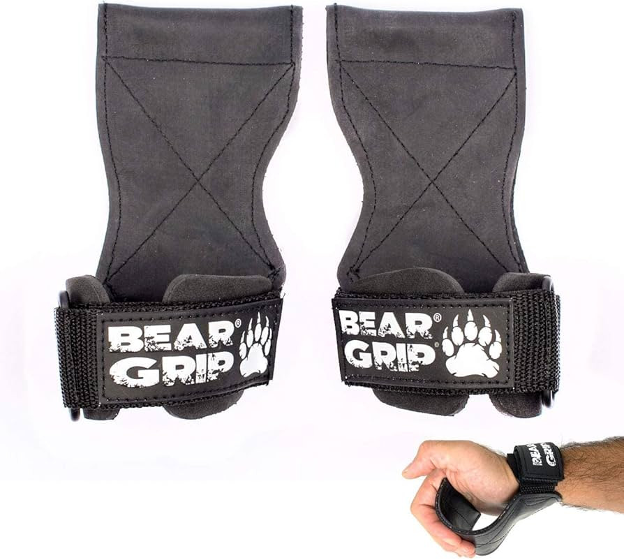BEAR GRIP Multi Grip Straps/Hooks, Premium Heavy duty weight lifting straps/gloves | Amazon (UK)