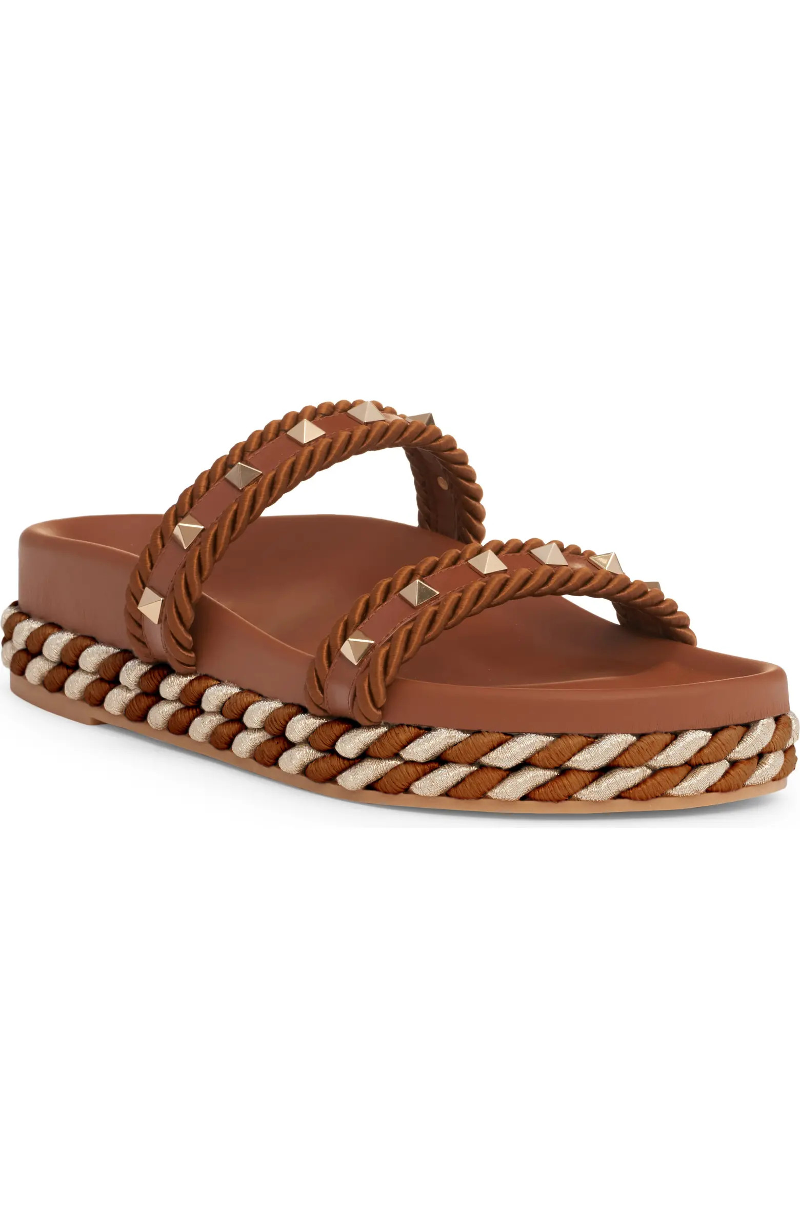 Rockstud Platform Slide Sandal (Women) | Nordstrom