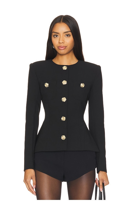MAJORELLE Brooke Jacket in Black. - size L | Revolve Clothing (Global)
