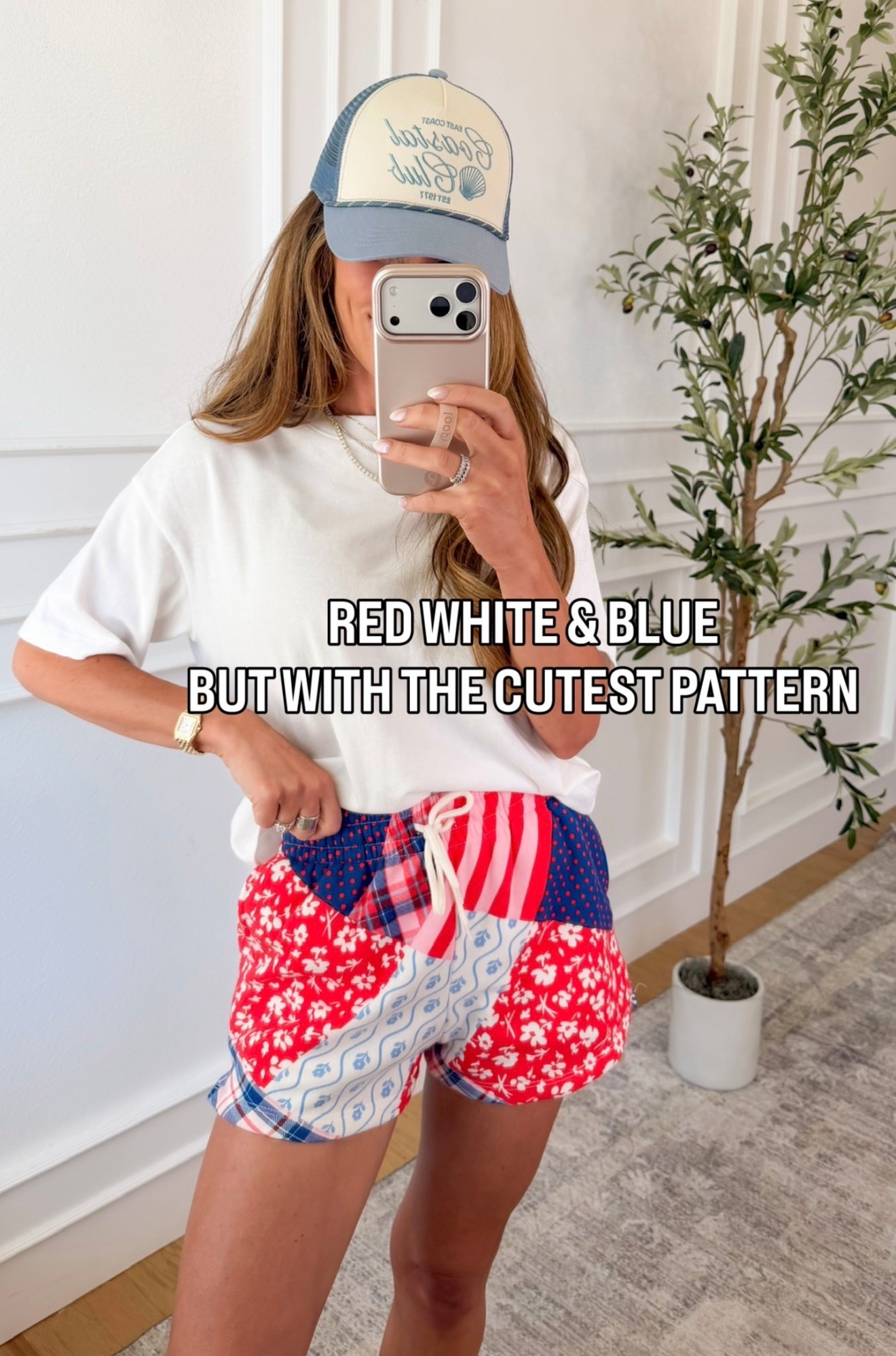 These pattern shorts are such a cute upgrade for RWB! Only at Target! 🇺🇸🎯

#LTKootd #LTKgrwm #LTKmomlife