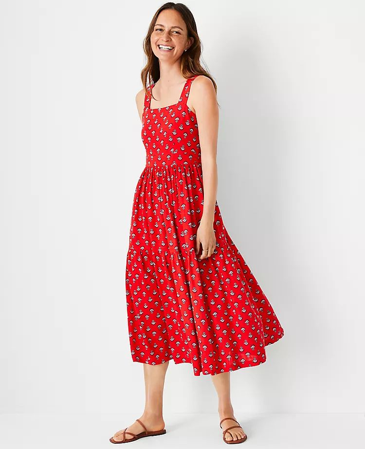 Floral Midi Dress | Ann Taylor | Ann Taylor (US)