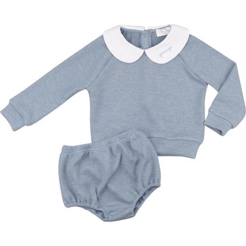 Blue Sweater Diaper Set | Cecil and Lou
