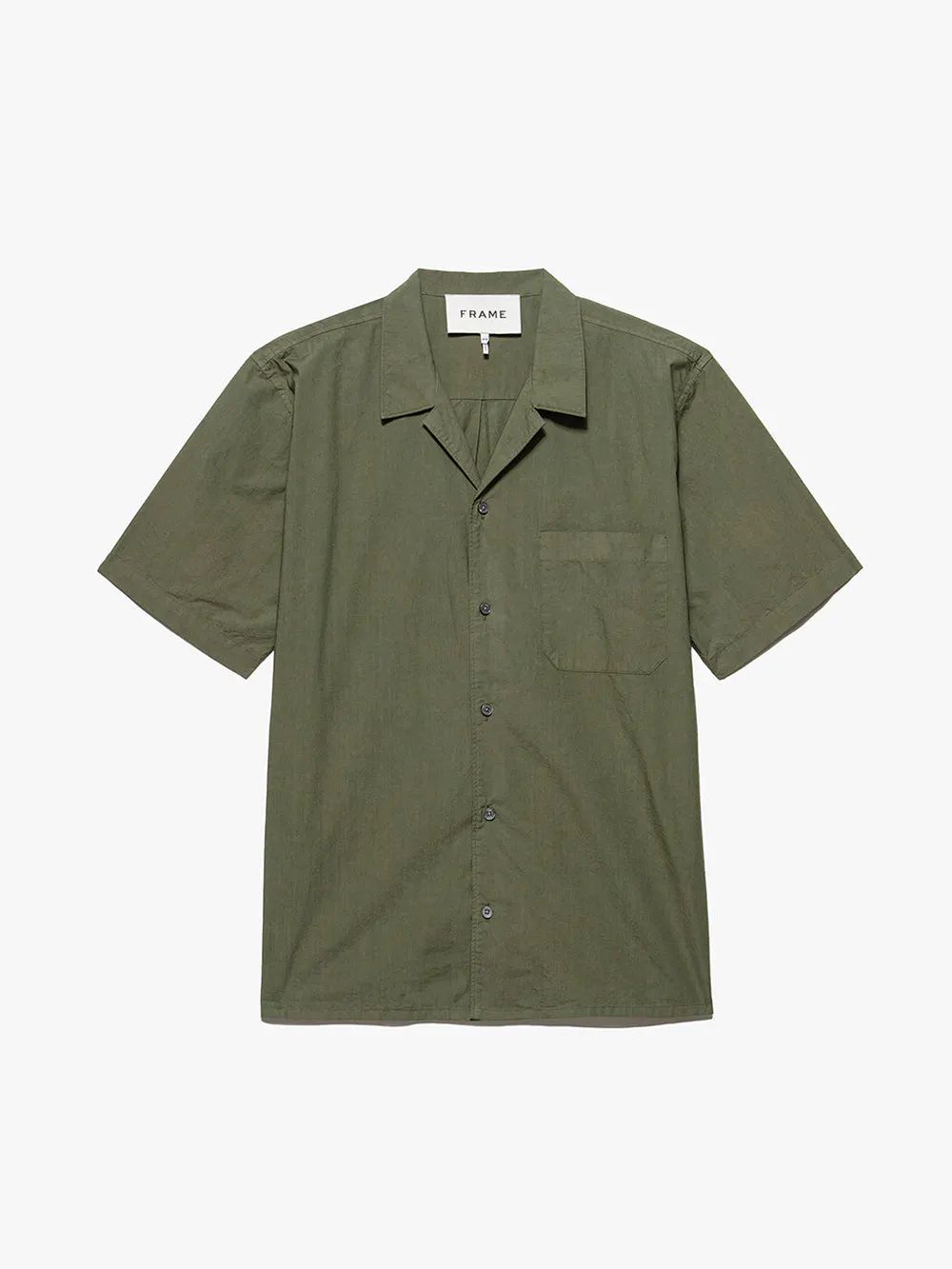 Camp Collar Shirt  in  Old Green | Frame Denim