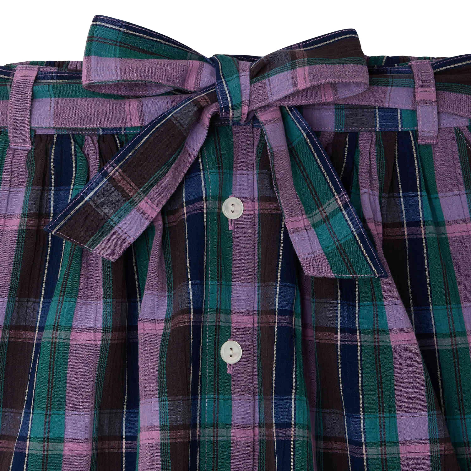 BONPOINT Esterina Plaid Skirt - Violet | Shop.app