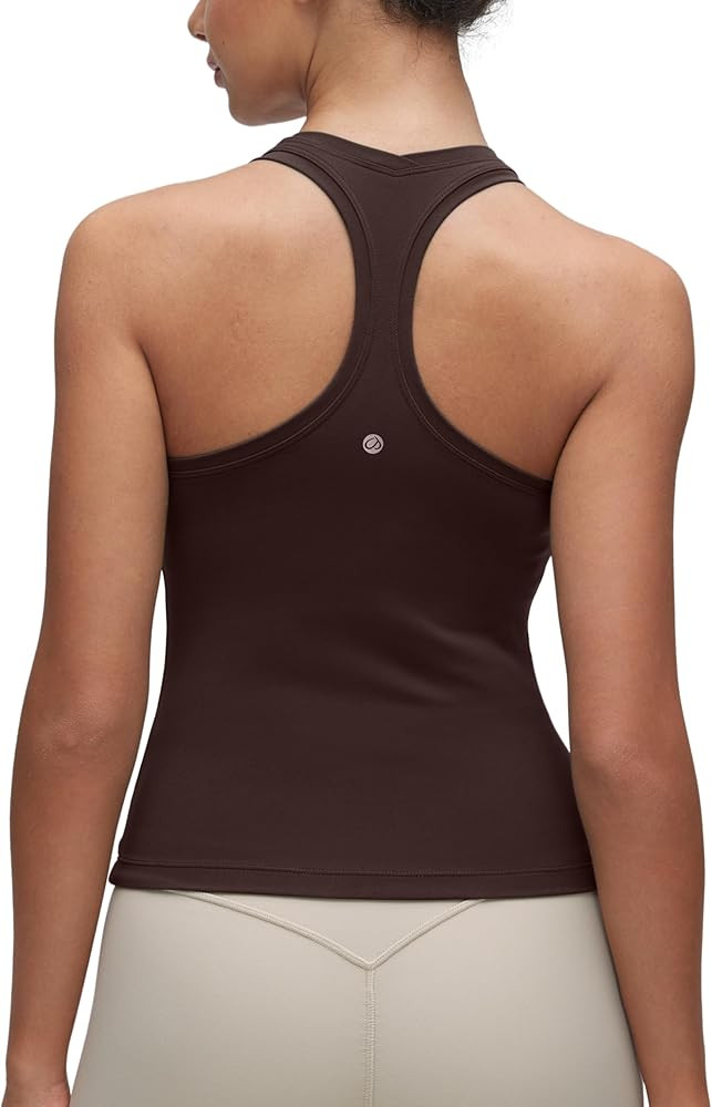CRZ YOGA Butterluxe Racerback Tank Tops for Women - Yoga Workout Casual Gym Athletic Camisole Tig... | Amazon (US)
