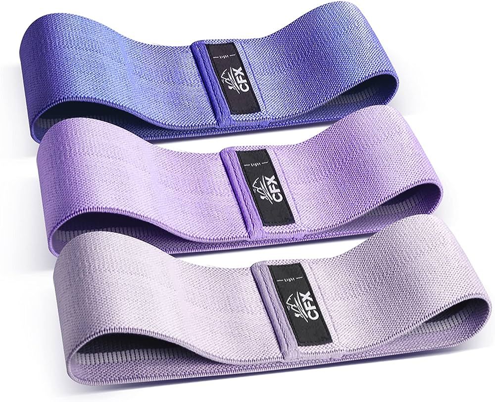 CFX Resistance Bands Set, Exercise Bands with Non-Slip Design for Hips & Glutes, 3 Levels Workout... | Amazon (US)