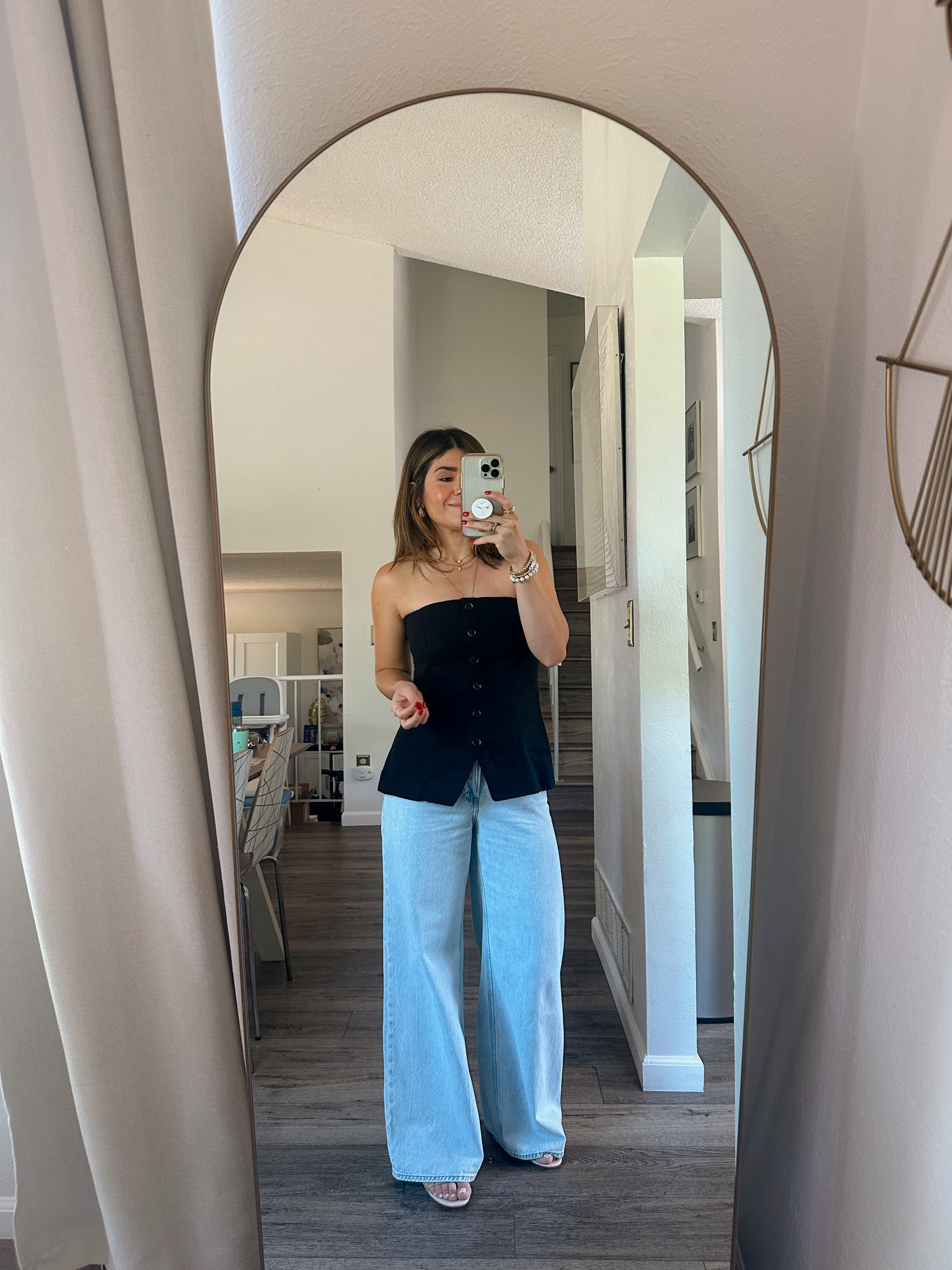 Loving this top so much! Also available in yellow. 
Top size xs
Jeans size 24 short
Abercrombie, Abercrombie jeans, Abercrombie style, tube top, wide leg jeans

#LTKSeasonal #LTKFindsUnder100 #LTKFindsUnder50