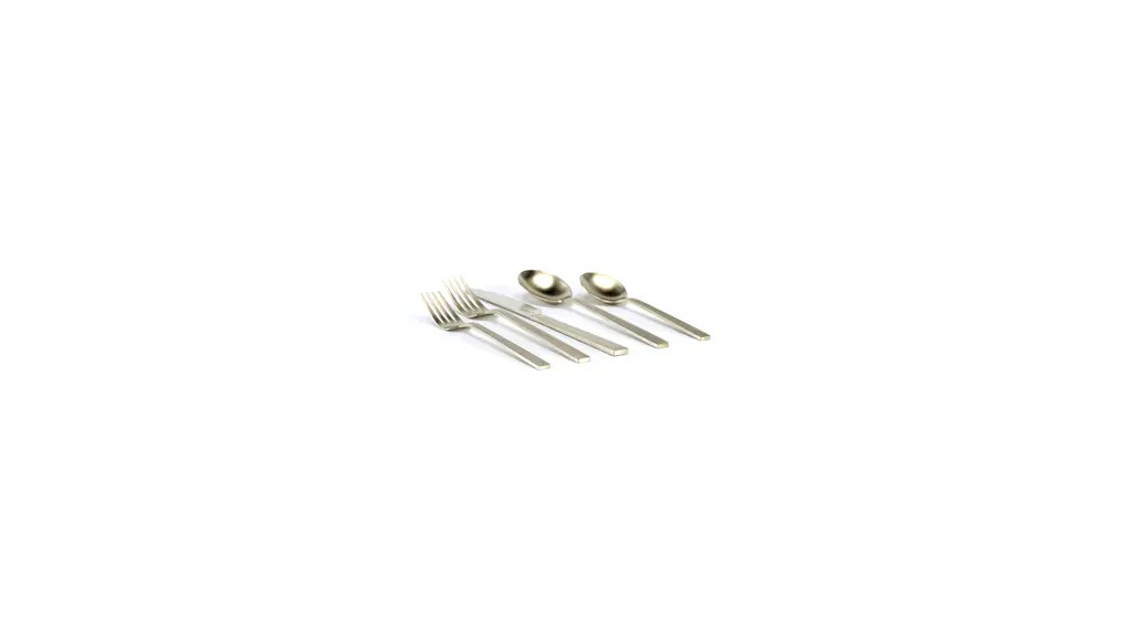 Better Homes & Gardens River 20-Piece Gold Stainless Steel Flatware Set (Service for 4) | Walmart (US)