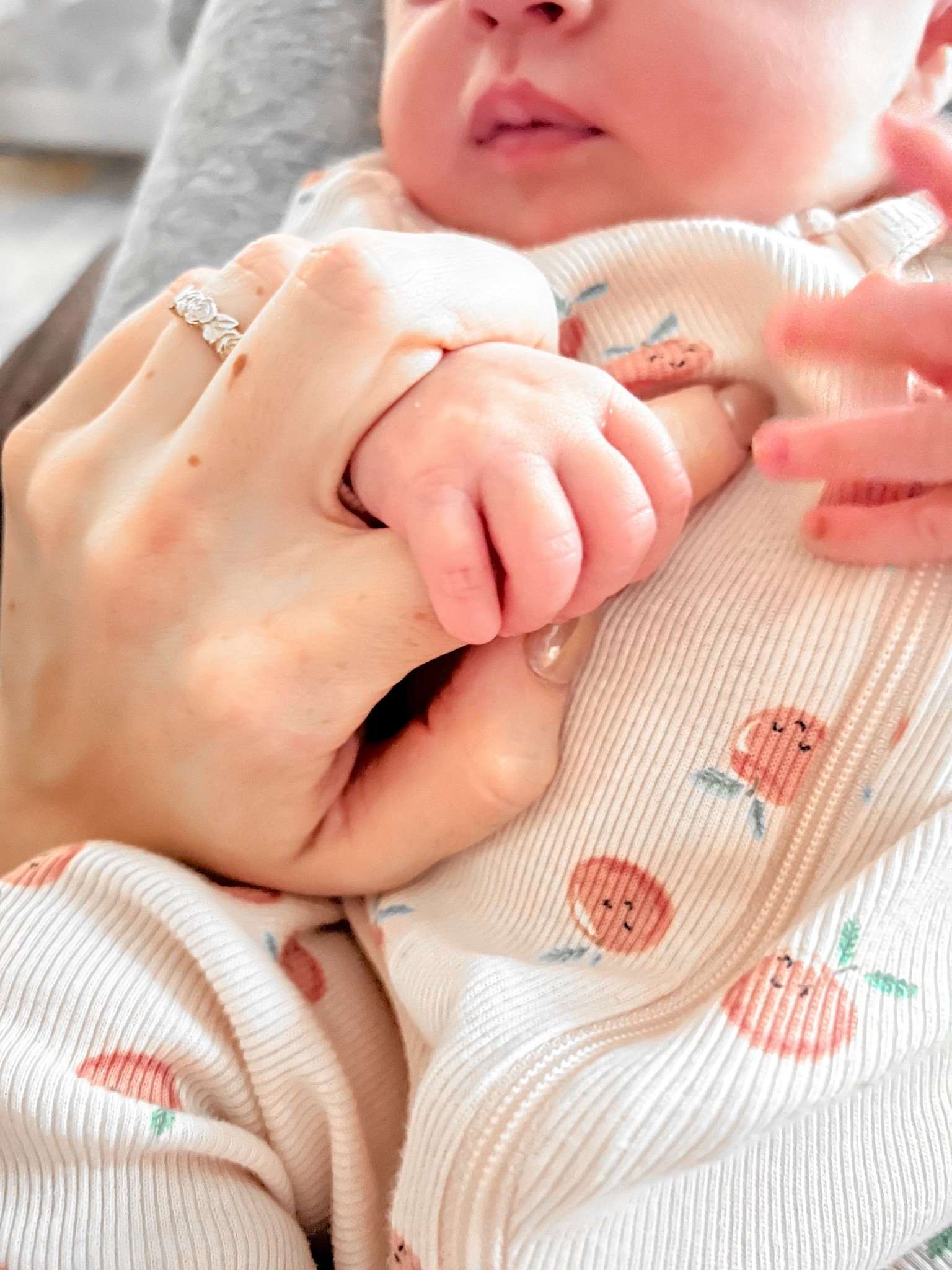 The sweetest and most special band my hubby picked out to add to my wedding ring stack 🩵

#weddingbandstack #firstbornband #jamesavery #jamesaveryjewelry #eternityband #roseband #goldring

#LTKBaby #LTKGiftGuide #LTKmomlife
