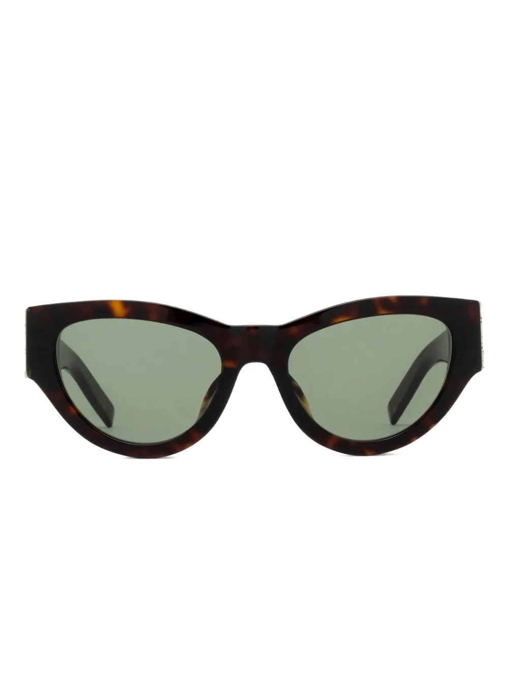 Saint Laurent Eyewear SL M94 tortoiseshell logo sunglasses - Brown | Farfetch Global