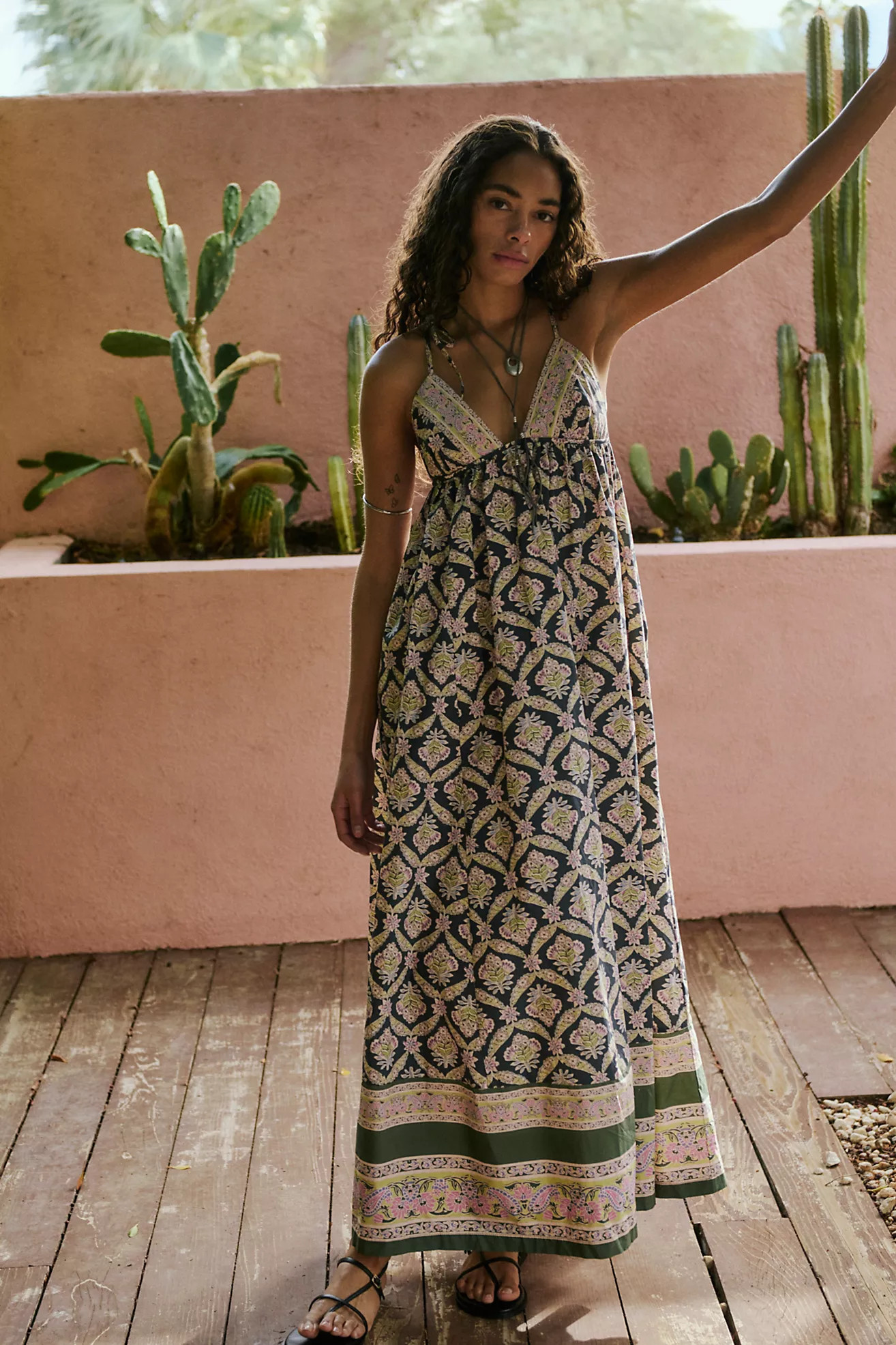 Sorrento Stroll Printed Maxi Dress | Free People (Global - UK&FR Excluded)