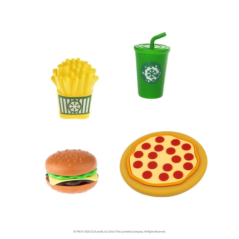Elf Mates Fast Food Scene Set – Scout Elf or Elf Mates Accessory with Silly Meal Props - Doll n... | Walmart (US)