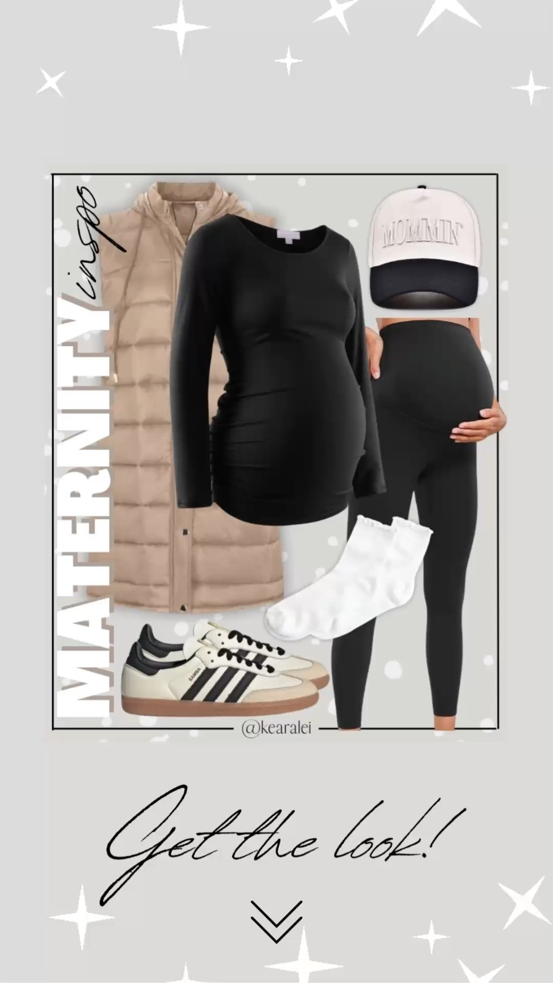 Fall maternity outfits winter pregnancy clothes outfit idea black maternity leggings over the bump with black long sleeve maternity shirt and tan khaki long puffer vest and tan beige adidas sambas sneakers mommin trucker hat baseball hat cap tan beige camel brown black checkered crossbody bum bag purse carryall tote handbag white black ruffle crew socks for women Amazon fall outfits affordable baby bump style || #maternity #outfits #outfit #cardigan #coatigan #amazon #pinkblush #motherhood #bump #pregnancy #pregnant
.
.
.
baby shower dress, Maternity Dresses, Maternity, over the bump, motherhood maternity, pinkblush, mama shirt sweatshirt pullover, hospital bag, nursery, maternity photos, baby moon, pregnancy, pregnant, maternity leggings, maternity tops, diaper bag, mama necklace, baby boy, baby girl outfits, newborn, mom, 

Amazon fashion, teacher outfits, business casual, casual outfits, neutrals, street style, Midi skirt, Maxi Dress, Swimsuit, Bikini, Travel, skinny Jeans, Puffer Jackets, Concert Outfits, Cocktail Dresses, Sweater dress, Sweaters, cardigans Fleece Pullovers, hoodies, button-downs, Oversized Sweatshirts, Jeans, High Waisted Leggings, dresses, joggers, fall Fashion, winter fashion, leather jacket, Sherpa jackets, Deals, shacket, Plaid Shirt Jackets, apple watch bands, lounge set, Date Night Outfits, Vacation outfits, Mom jeans, shorts, sunglasses, Disney outfits, Romper, jumpsuit, Airport outfits, biker shorts, Weekender bag, plus size fashion, Stanley cup tumbler, Target, Abercrombie and fitch, Amazon, Shein, Nordstrom, H&M, forever 21, forever21, Walmart, asos, Nordstrom rack, Nike, adidas, Vans, Quay, Tarte, Sephora, lululemon, free people, j crew jcrew factory, old navy

#LTKootd #LTKBump #LTKBaby