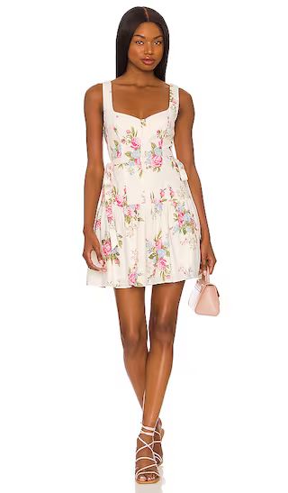 Brigida Mini Dress in Giardino Floral | Revolve Clothing (Global)