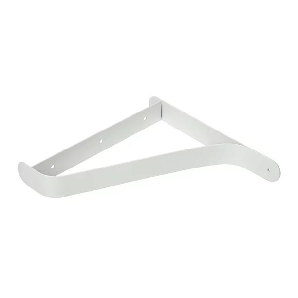 Hyper Tough 10-Inch White Metal Ribbon Shelf Bracket, Model 8138 | Walmart (US)