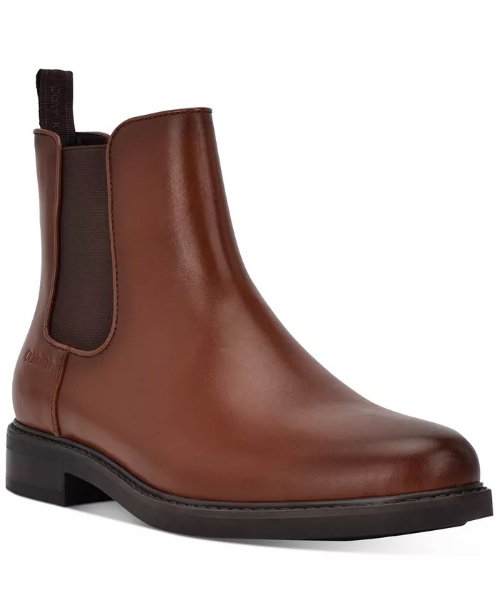 Calvin Klein Men's Fenwick Pull On Chelsea Boots & Reviews - All Men's Shoes - Men - Macy's | Macys (US)