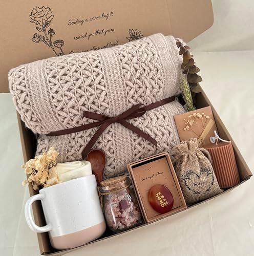 Get Well Soon Gift Baskets for Women - Earth Tone Self Care Package - After Surgery, Sympathy Gif... | Amazon (US)