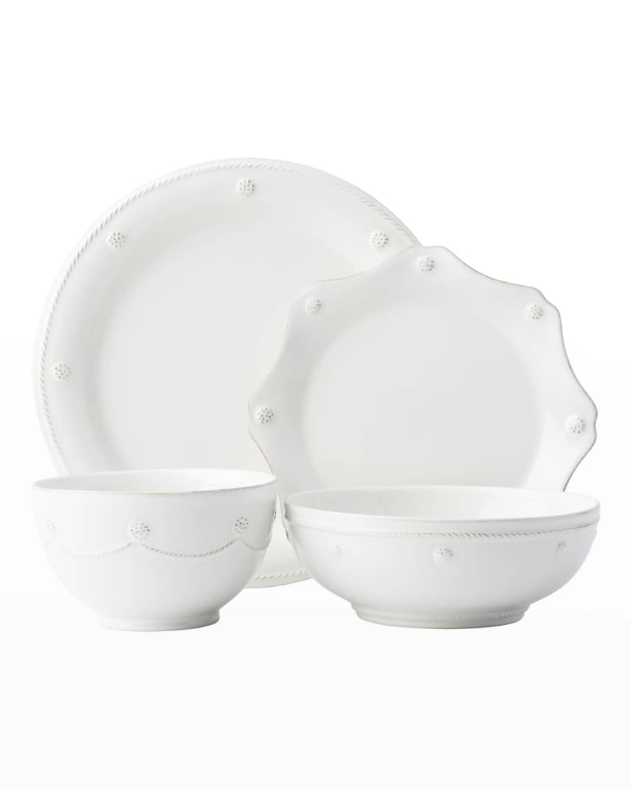 Berry & Thread 4-Piece Place Setting, Whitewash | Neiman Marcus