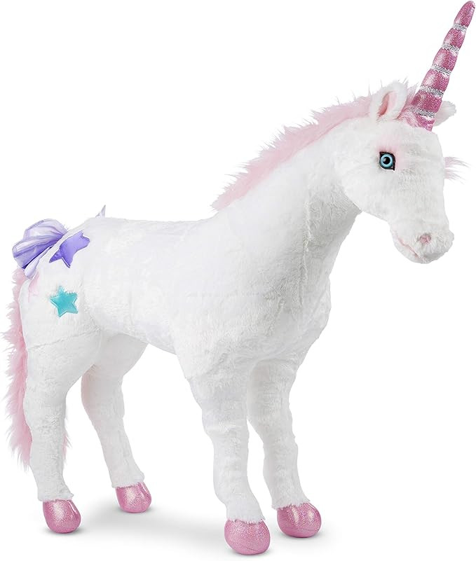 Melissa & Doug Giant Unicorn - Lifelike Stuffed Animal (over 2 feet tall) | Amazon (US)