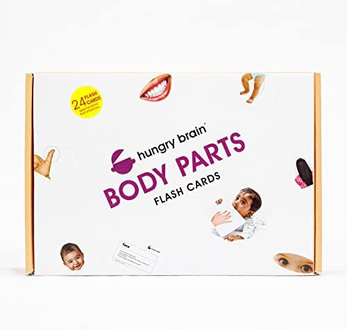 hungry brain Educational - Body Parts Flash Cards for Toddlers | Early Learning Flash Cards for B... | Amazon (US)