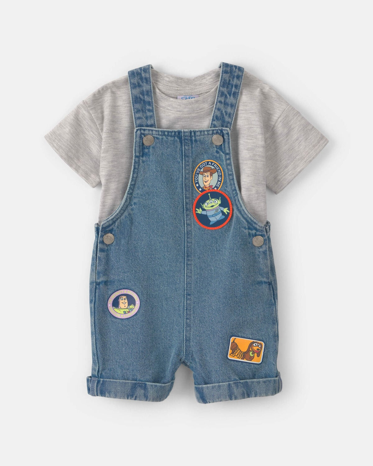 Baby Boy 2-Piece Pixar© Toy Story Denim Jumpsuit  | Carter's | Carter's Inc