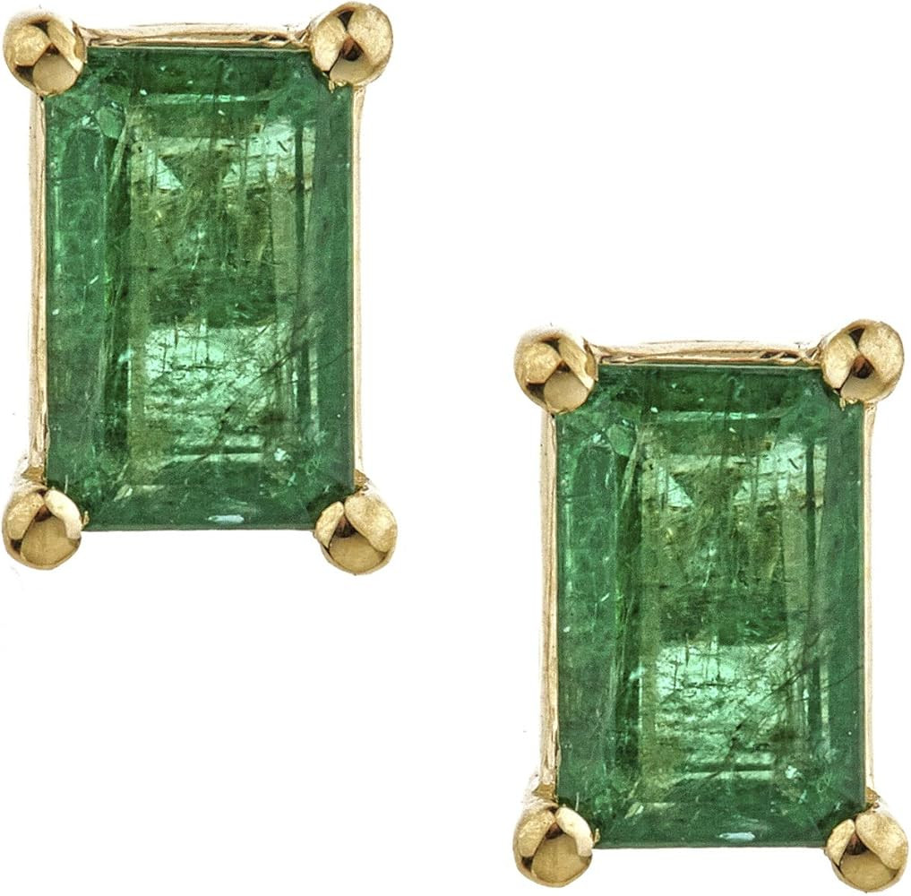 Gin &Grace10K Yellow Gold Natural Zambian Emerald for women | Ethically, authentically & organica... | Amazon (US)