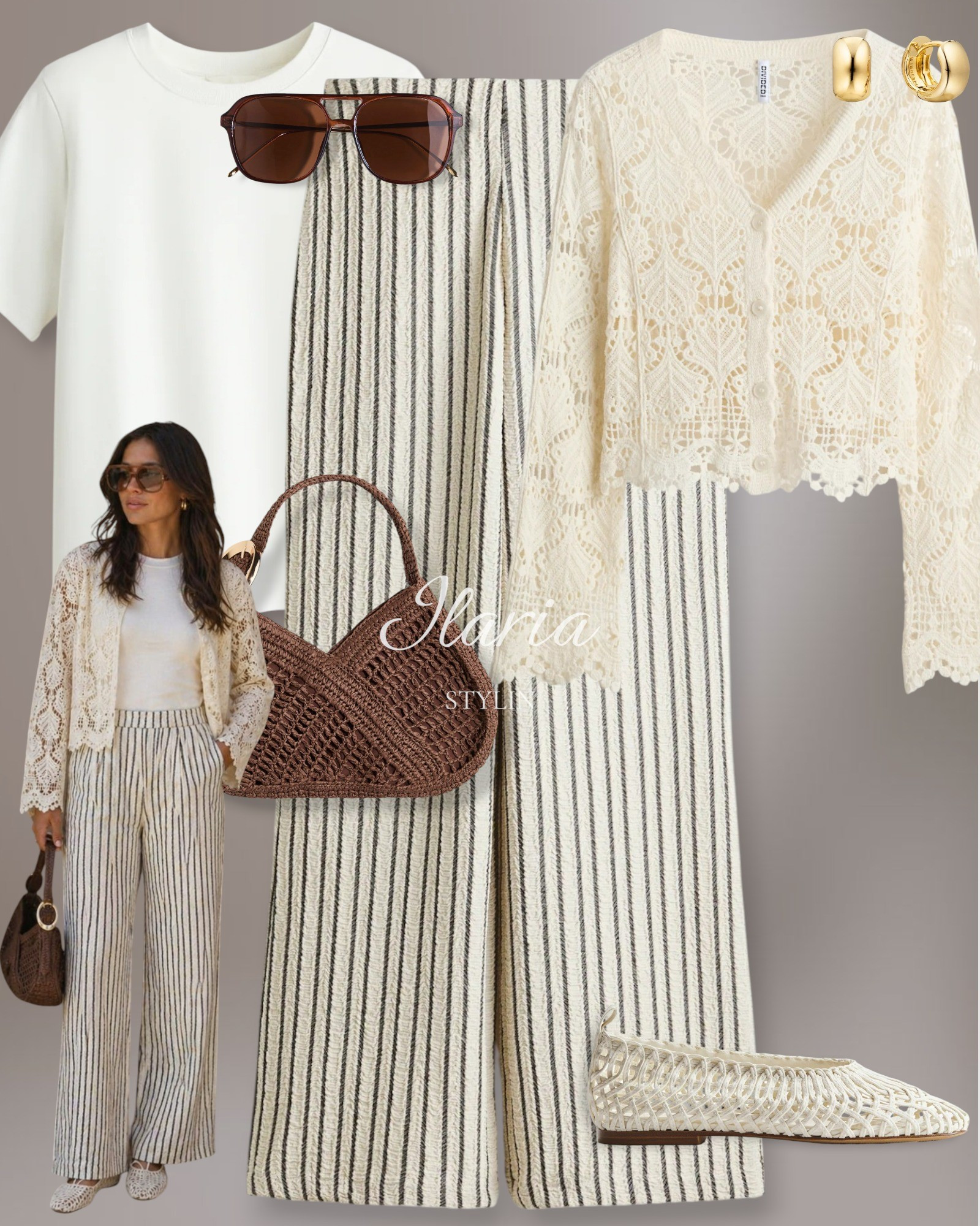 Boho Chic Outfit Idea | Striped Linen pants & Crochet Cardigan 🐚✨

outfit ideas, spring outfit, summer outfit, cream cardigan, crochet-look cardigan, white t-shirt, interlock t-shirt, striped pants, crinckled pants, wide-leg pants, dress pants, linen-blend pants, white flats, braided-look flats, brown bag, straw bag, shoulder bag, chic outfit, casual chic outfit

#LTKootd #LTKSeasonal #LTKTravel