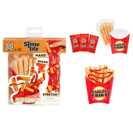 Slime Life French Fries DIY Slime Kit - Unboxing Ingredients to Make, Smash, and Stretch Your Food Slime, Ages 8+ | Walmart (US)