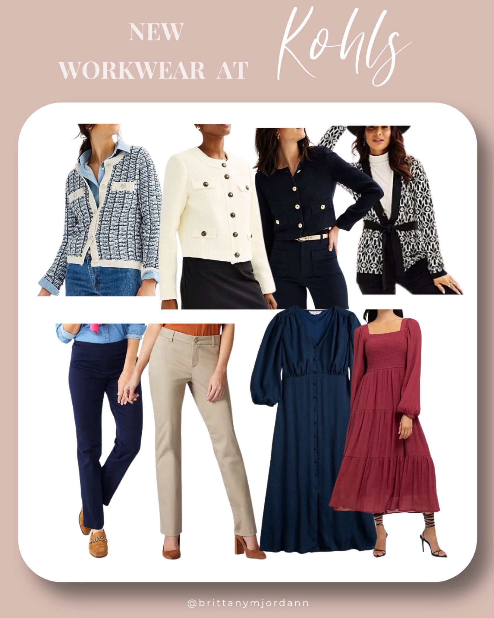 New Workwear at Kohls.

Work outfit. Tweed jacket. Tweed coat. Cardigan. Long sleeve dress. Dress pants. Slacks. Croft and Barrow. Petite style. Office wear. 

#LTKfindsunder50 #LTKsalealert #LTKworkwear
