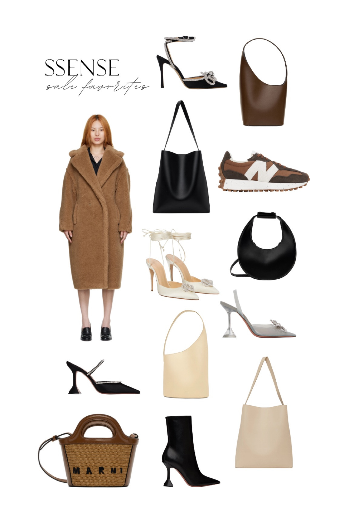 SSENSE is having a big sale! These are some of my favorite picks.

ssense sale l ssense l purse l bag l tan bag l heels l black heels l strappy heels l new balance sneakers