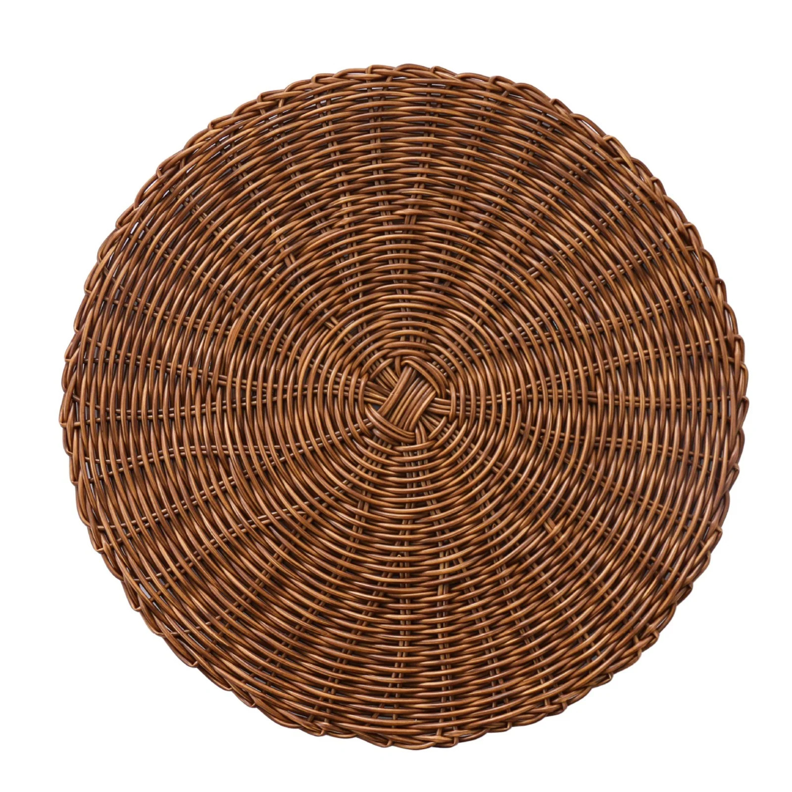 Clearance Under 3$, Kaireo Rattan Woven Placemat Brown, Woven Cup Mat Round Rattan Wicker Table Placemat Heat Non Slip Table Mat for Dining Table - Walmart.com | Walmart (US)
