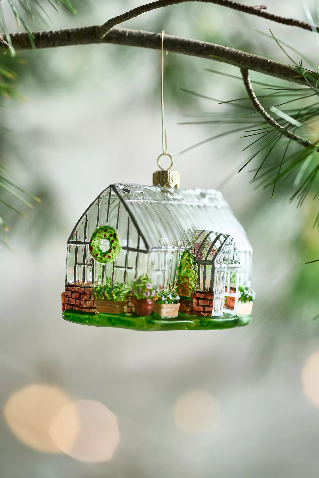 Greenhouse Glass Ornament | Anthropologie (US)