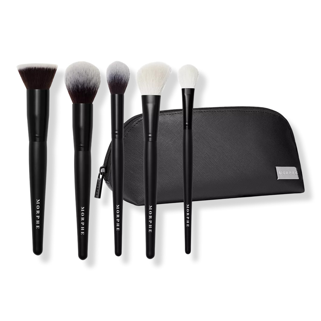 Face The Beat 5 Piece Face Brush Collection + Bag | Ulta