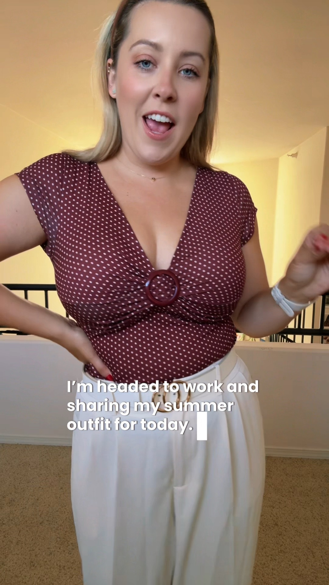 Business casual summer outfit
Summer work outfits
Trouser outfit
Tops for fuller bust

#LTKootd #LTKWorkwear #LTKSaleAlert