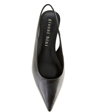 Stefon Leather Pointed Toe Slingback Dress Flats | Dillard's