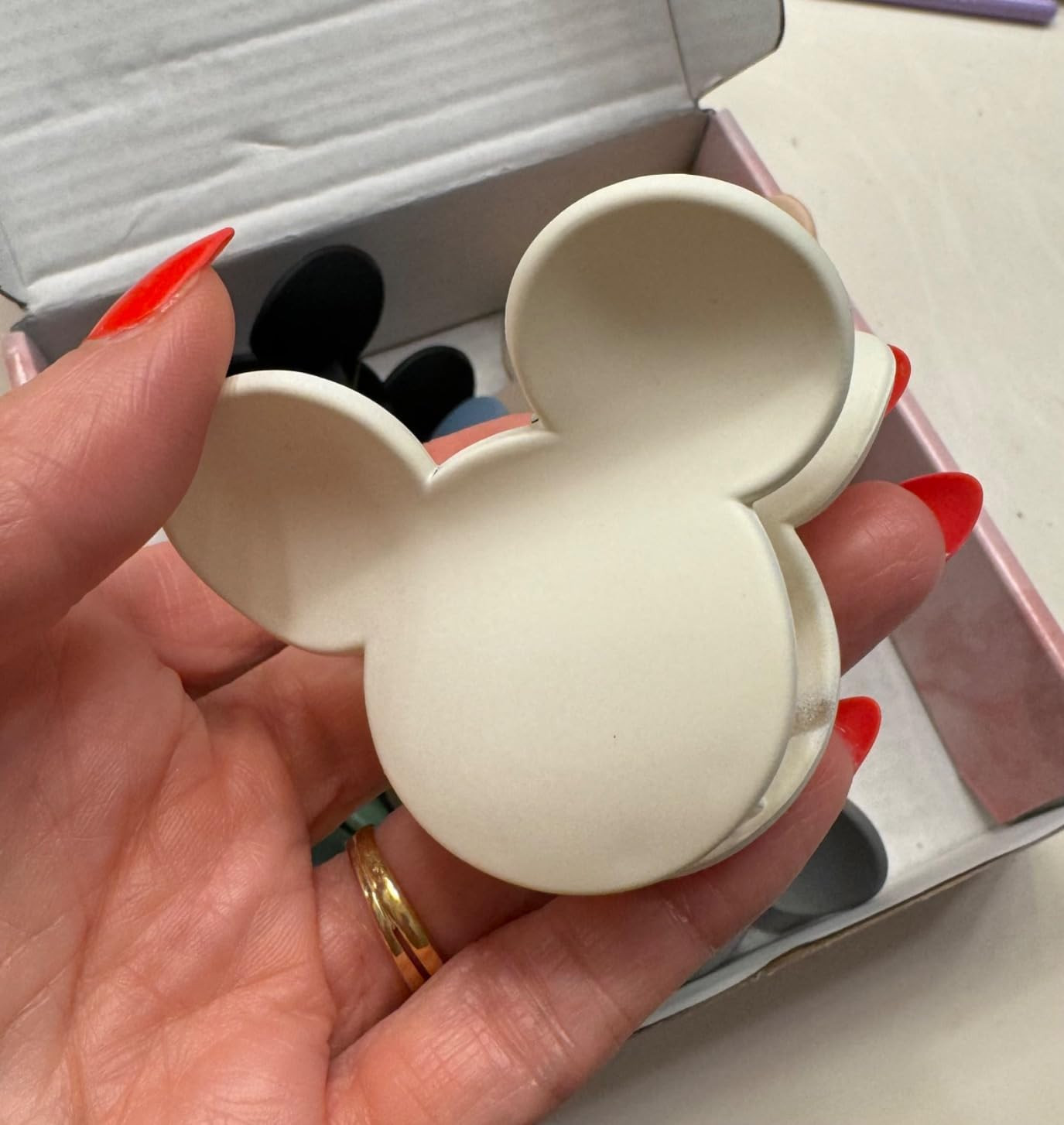 4 Pcs Hair Claw Clips Small Mouse Ear Hair Clips Matte 2.5'' Non-Slip Jaw Clips for Thin and Medi... | Amazon (US)