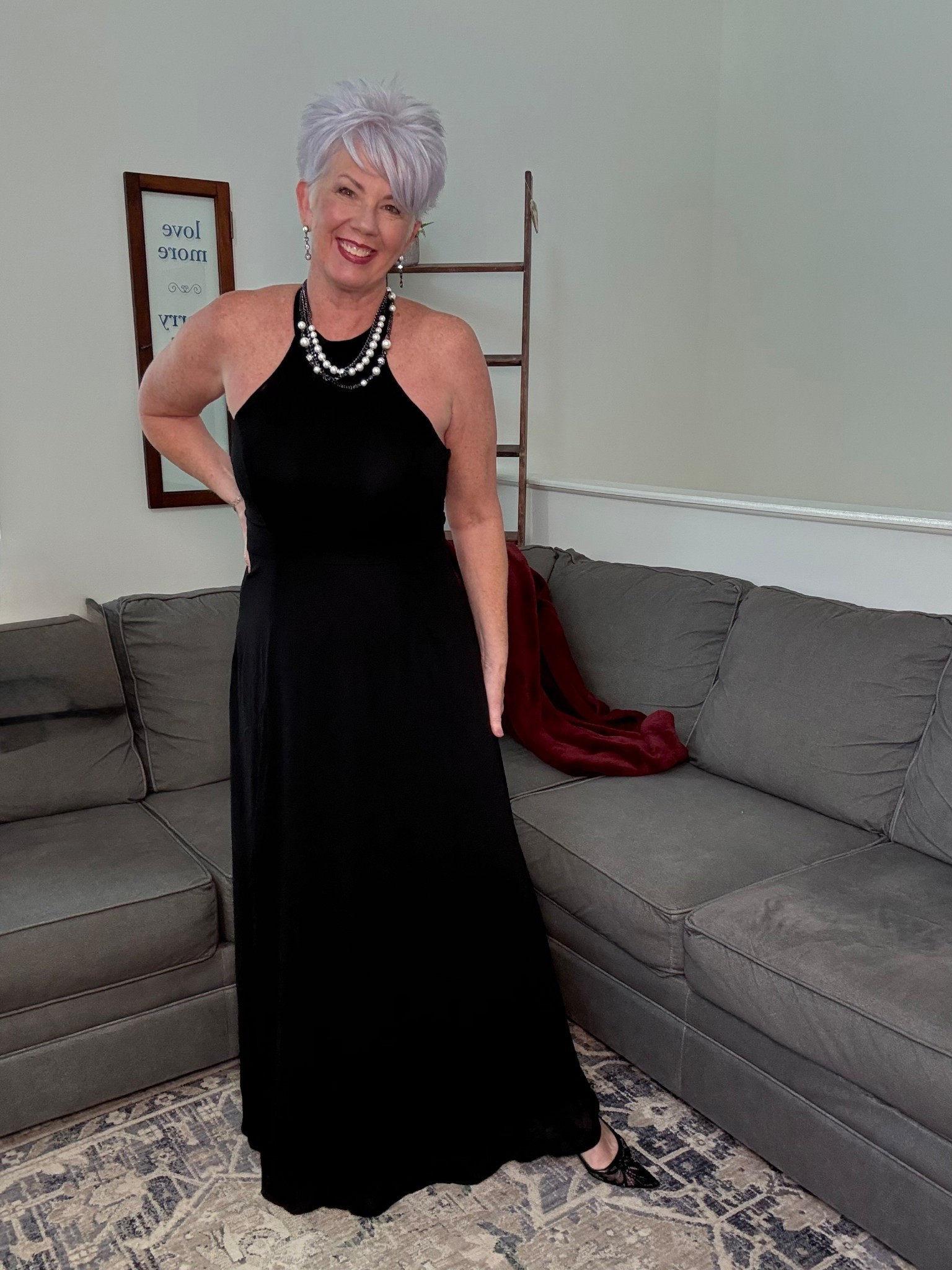 Mother of the bride outfit (we have to wear black) 

#LTKShoeCrush #LTKOver40 #LTKStyleTip