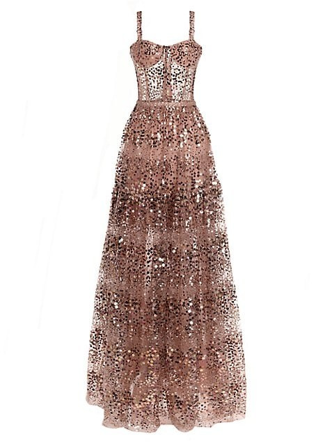 Midnight Gold Gown | Saks Fifth Avenue