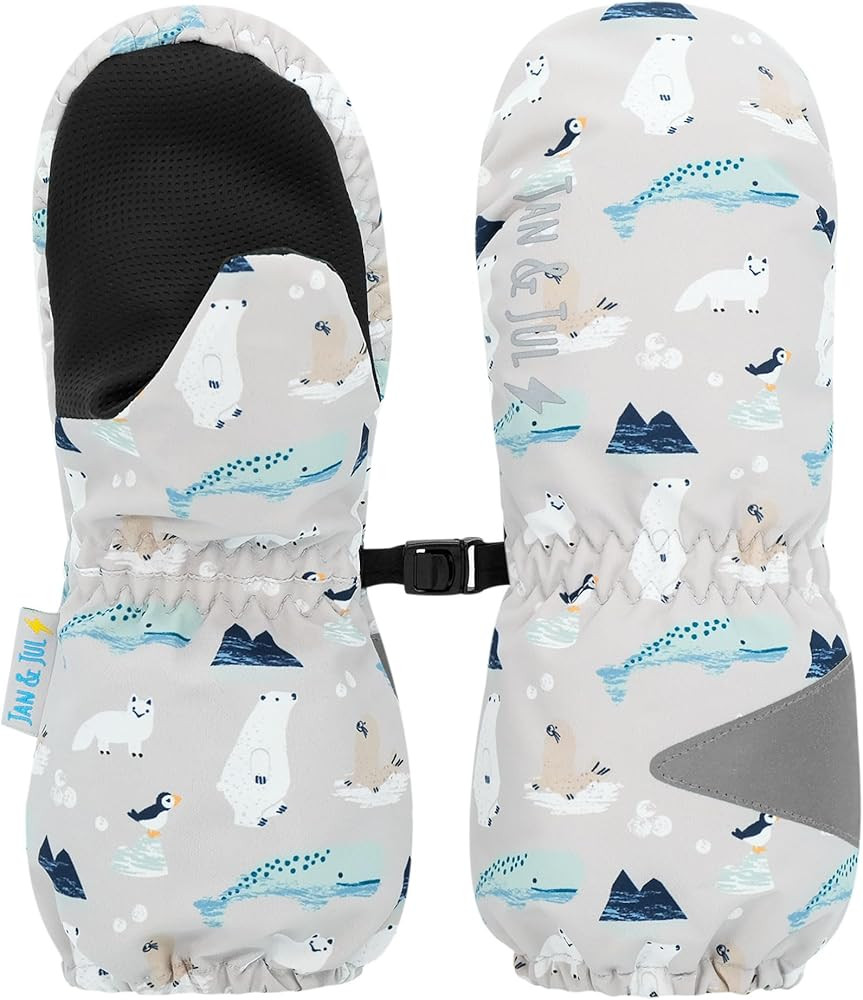 JAN & JUL Waterproof Rain Mittens for Babies and Toddlers | Amazon (US)