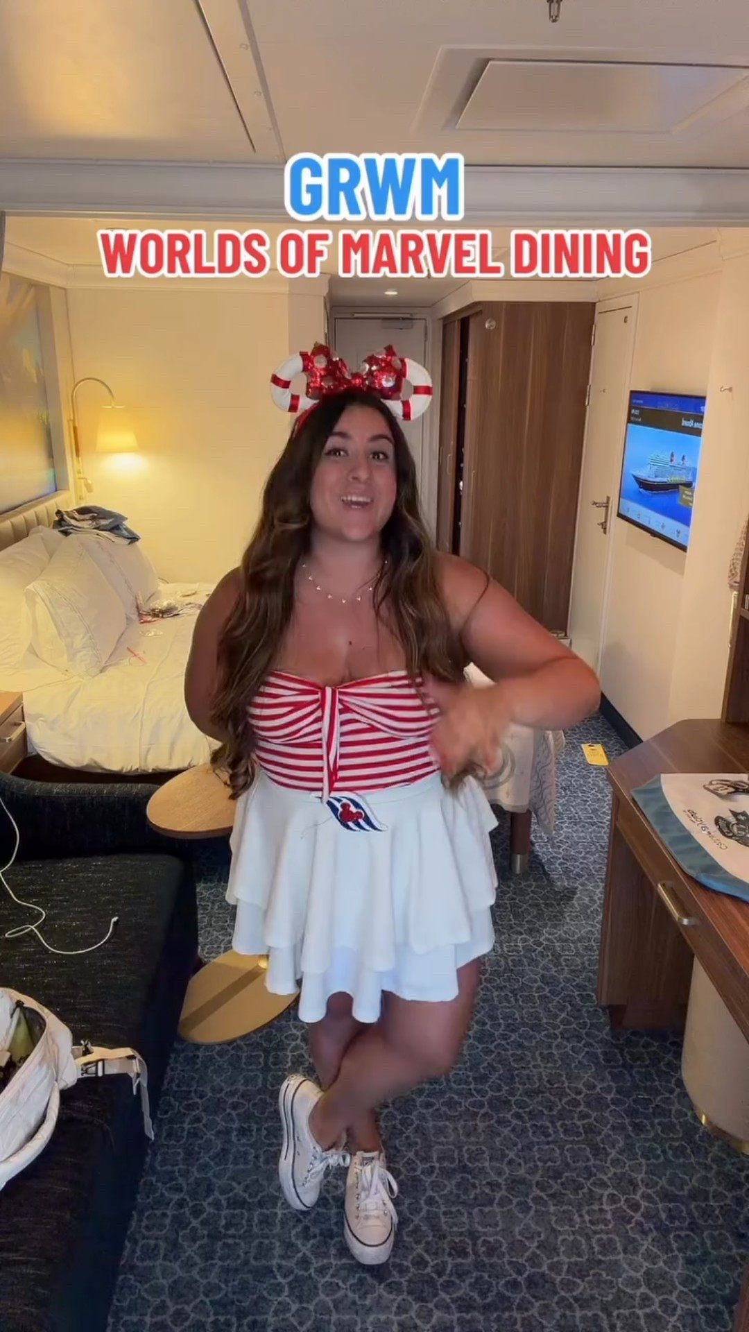 My spider senses are tingling 🕷️
#disneycruiseline #disneywish #spidermanoutfit #spidermandisnybound #disneydestiny