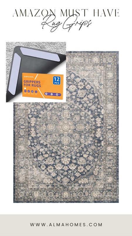 Never worry about rugs moving or curled corners again with these affordable rug grips! They come in a pack of 12 and work on almost any floor surface! 

#LTKfamily #LTKhome #LTKFind