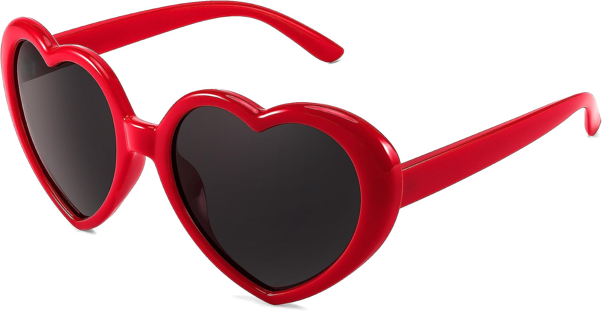 FEISEDY Polarized Heart Shaped Sunglasses Oversized Vintage Fashion Love Eyeglasses for Women UV4... | Amazon (US)