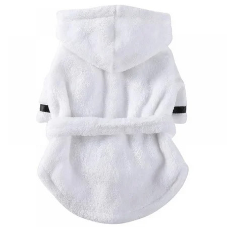 Pet Pajama Dog Bathrobe Soft Super Absorbent Thickened Luxuriously 100% cotton Polyester Dog Drying  | Walmart (US)