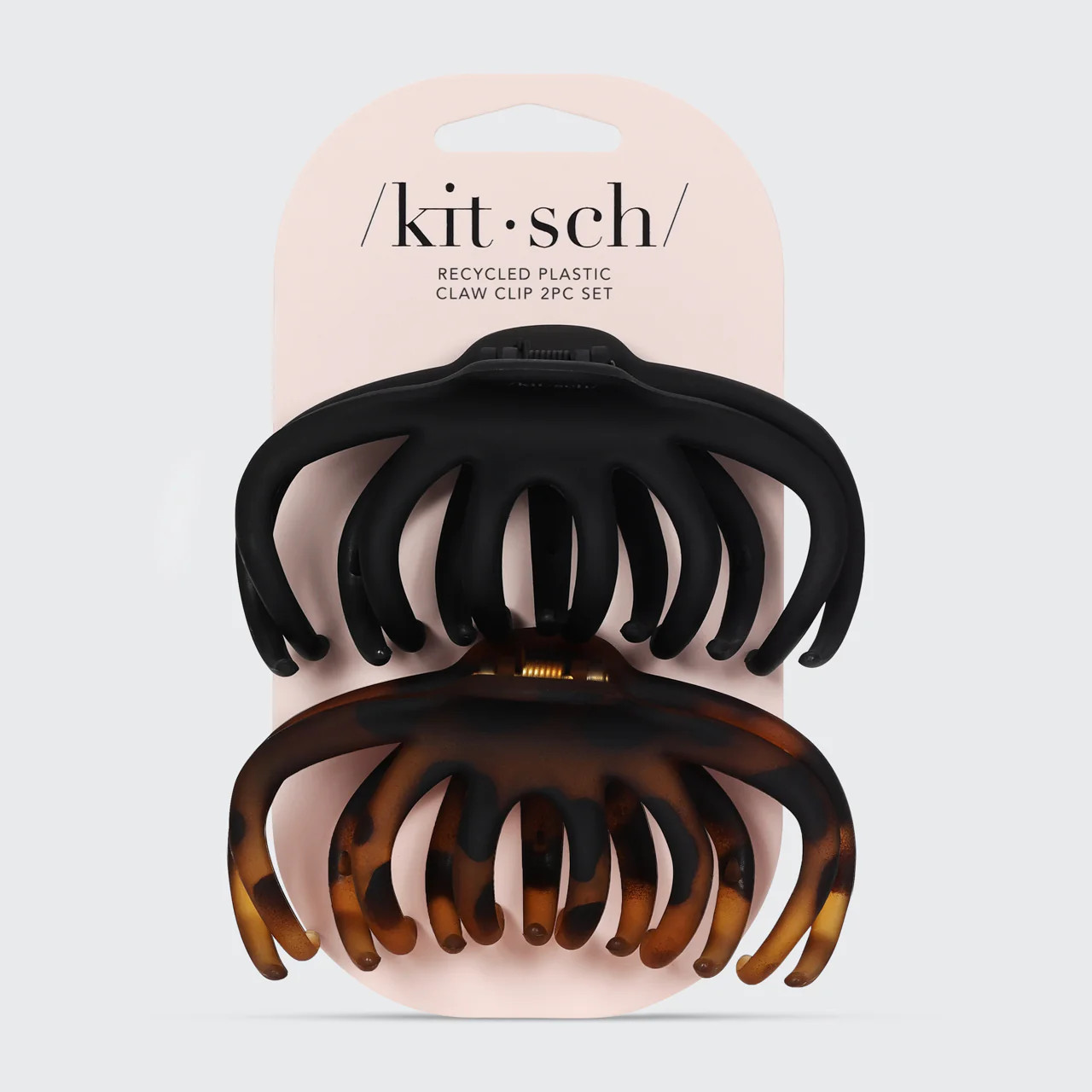 Recycled Plastic Octopus Claw Clip Set Black & Tort Kitsch Hair Accessories | Free Shipping over ... | Kitsch